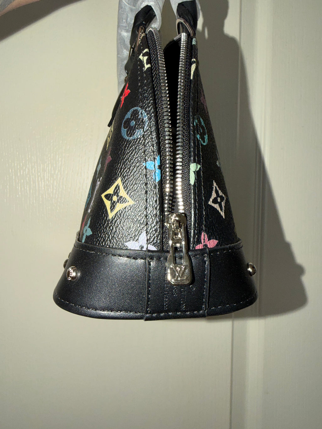 Multi color lv bag