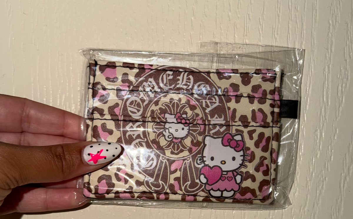 Cheetah card holder